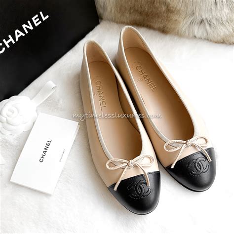 chanel ballerina flats replica|chanel ballerinas price.